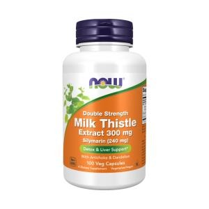 Milk Thistle 300mg Now 100 Cápsulas Vegetariana