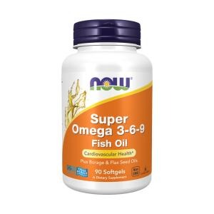Super Omega 3-6-9 Now 90 Softgels
