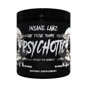 Pré-Treino Insane Labz Psychotic Black 220g Citrus Grape Fruit