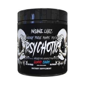 Pré-Treino Insane Labz Psychotic Black 220g Gummy Candy
