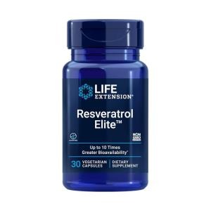 Resveratrol Elite 167mg Life Extension 30 Cápsulas Vegerariana