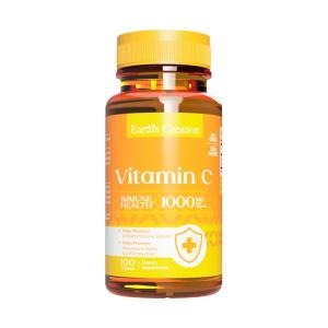 Vitamina C 1000mg Earth's Creation 100 Tablets