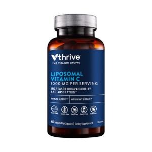 Vitamina C Liposonal 1000mg The Vitamin Shoppe 60 Cápsulas Vegetariana