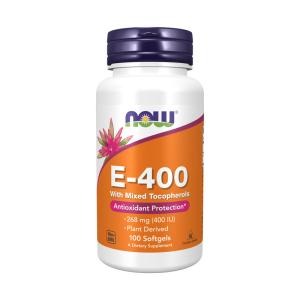 Vitamina E 268mg 400 IU Now 100 Softgels