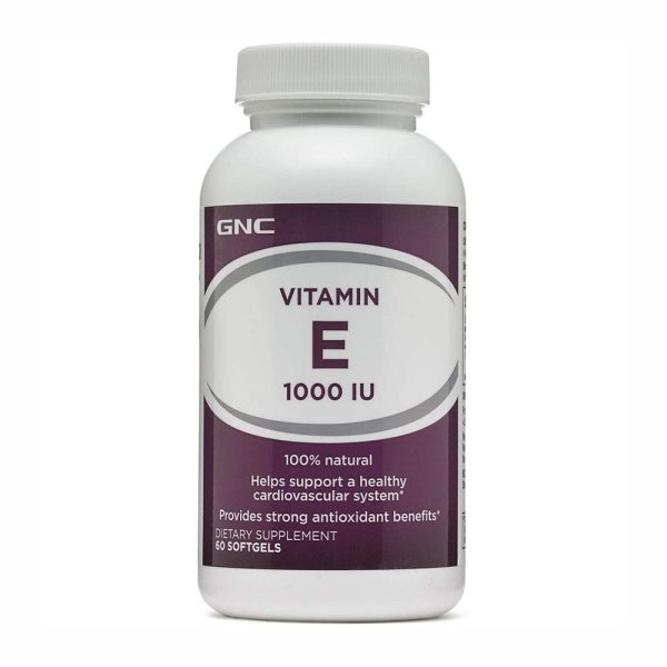 Vitamina E 1000IU 60 Softgels GNC