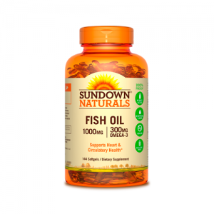 Fish Oil 1000mg - 144 Cápsulas Sundown