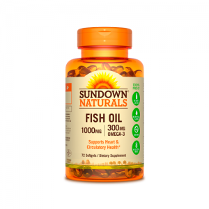 Fish Oil 1000mg - 72 Cápsulas Sundown
