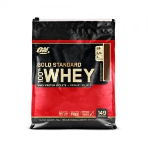 Gold Standard 100% Whey 10lb (4.5kg) Double Chocolate - On