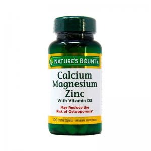 Calcium Magnesium Zinc Vitamina D3 100 Cápsulas Nature's Bounty