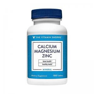 Calcium, Magnesium, Zinc The Vitamin Shoppe 100 Tablets