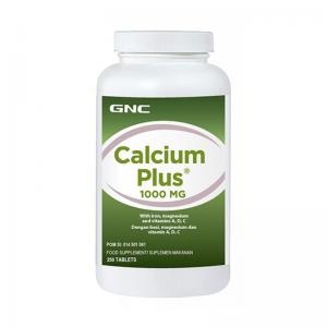 Cálcio Calcium Plus 1000 GNC 250 Cápsulas