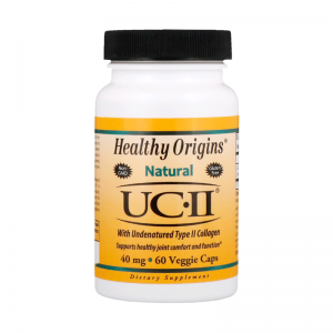 Colágeno Natural UC.II Tipo II 40mg 60 Cápsulas Healthy Origins