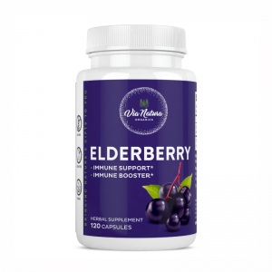Elderberry Immune 1000mg Via Natura Organics 120 Cápsulas