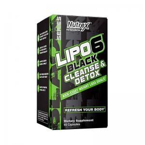 Lipo 6 Black Cleanse e Detox Nutrex 60 Cápsulas