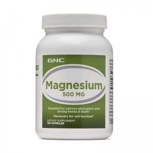 Magnesium Oxide 500mg GNC 120 Cápsulas