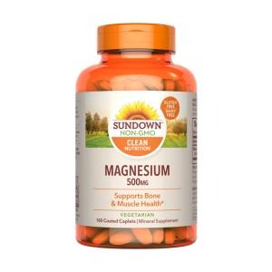 Magnésio Oxide 500mg Sundown 180 Cápsulas