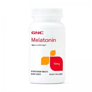 Melatonina 10mg GNC 60 Cápsulas Vegetariana