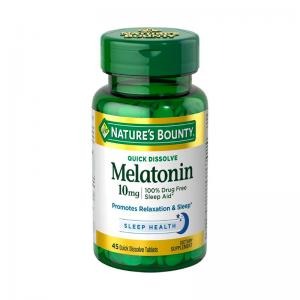 Melatonina 10mg Nature's Bounty 45 Softgels