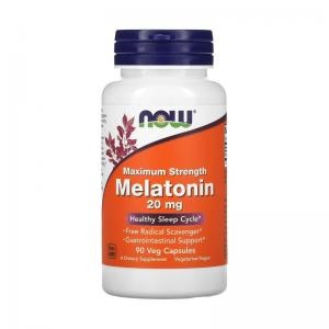 Melatonina 20mg Now 90 Cápsulas Vegetariana