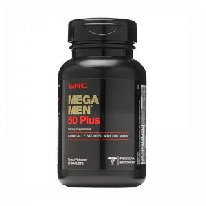 Multivitamínico Mega Men 50 Plus 60 Cápsulas GNC