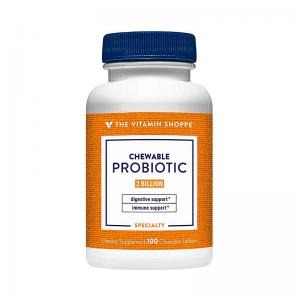 Chewable Probiotic 2 Billion The Vitamin Shoppe 100 Tablets