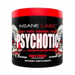 Pré Treino Insane Labz Psychotic Red Blend 200gr Fruit Punch