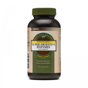 Enzimas Super Digestivas Natural 100 Cápsulas GNC