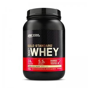 Whey Protein Gold Standard 2lb 909g Optimum Nutrition Vanilla Ice Cream