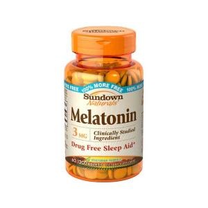 Melatonina 3 mg 120 Cápsulas Sundown